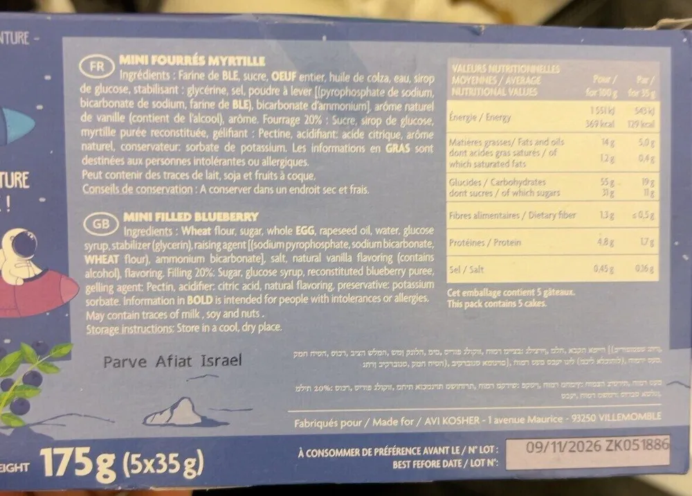 Mini fourree