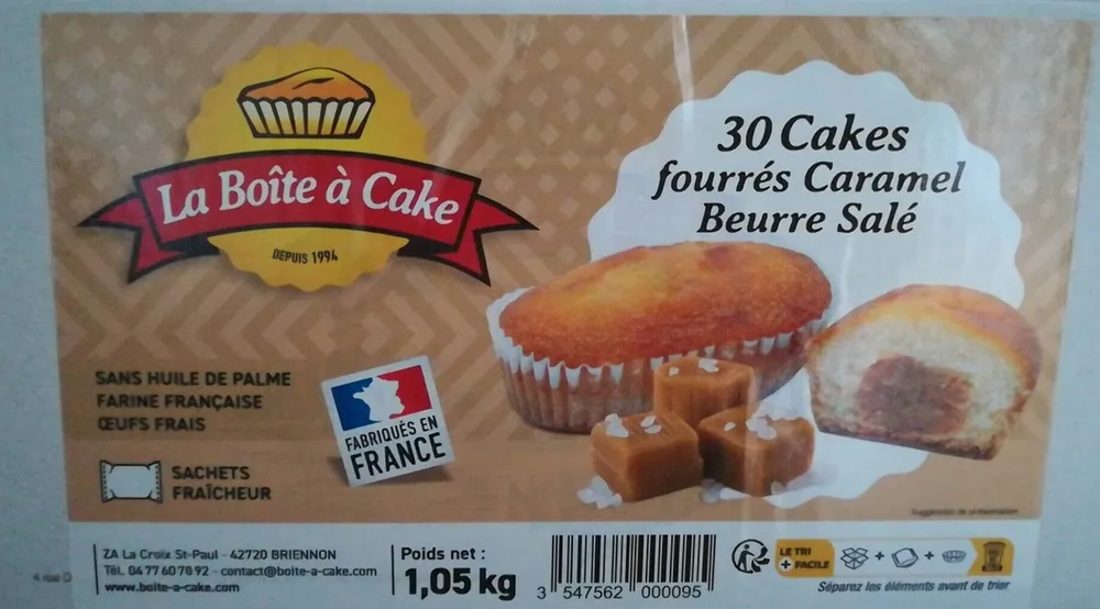 Cake fourrés caramel beurre salé