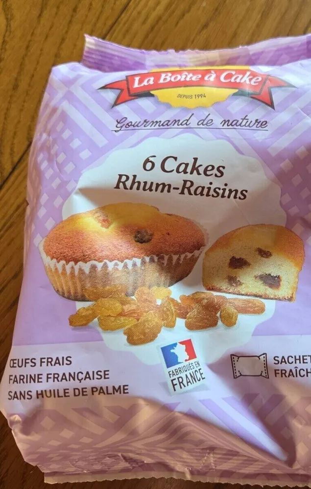 Cakes rhum raisins