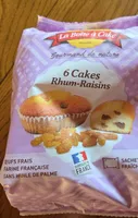 Cakes rhum raisins