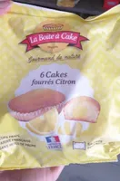 6 cakes fourrés citron
