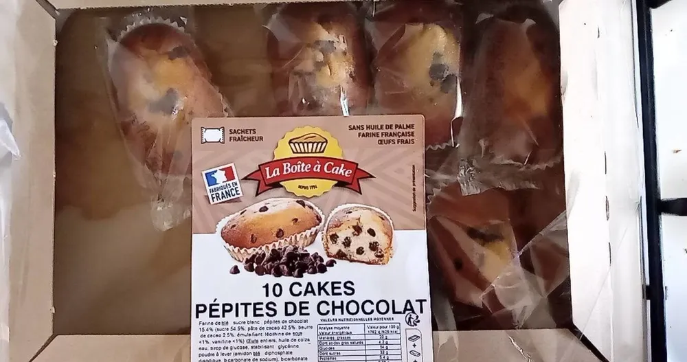 10 cakes pépites de chocolat