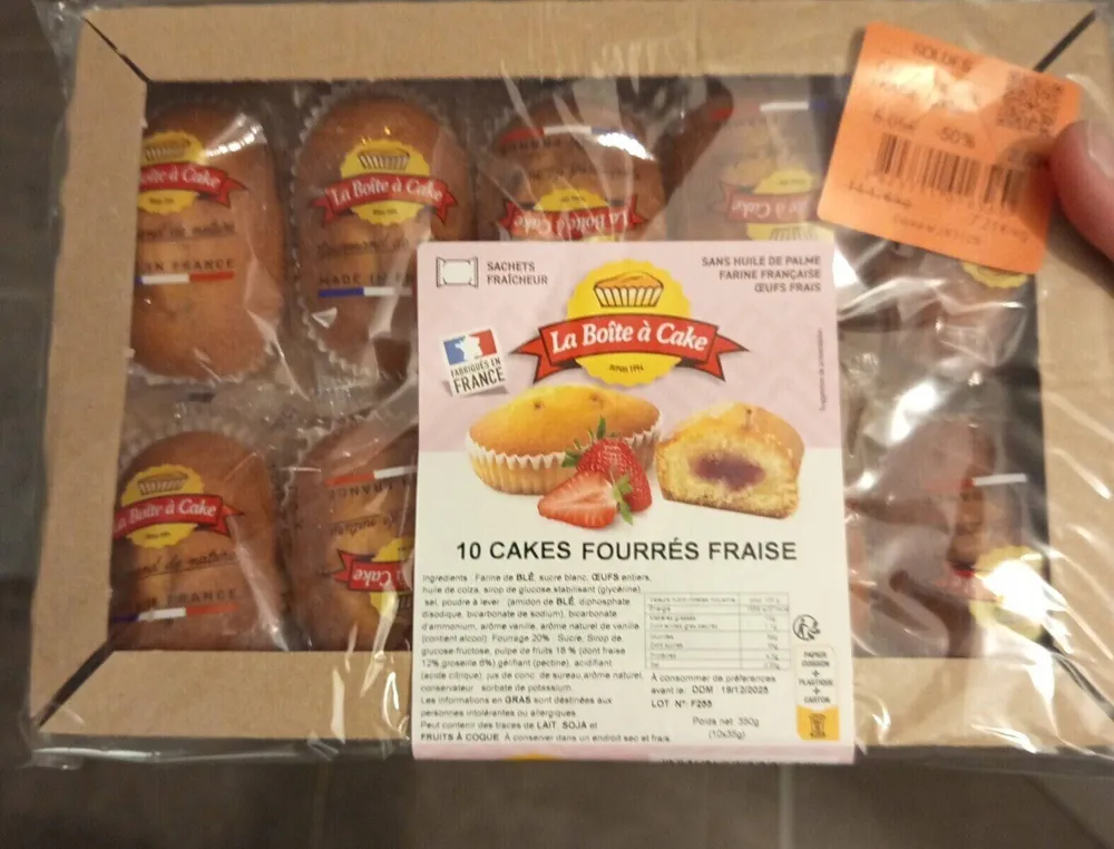 Cakes fourrés fraise