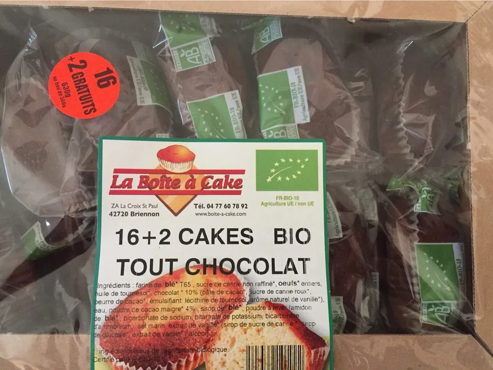 Cakes bio tout chocolat