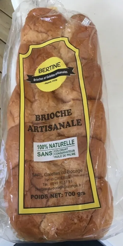 Brioche tressée artisanale
