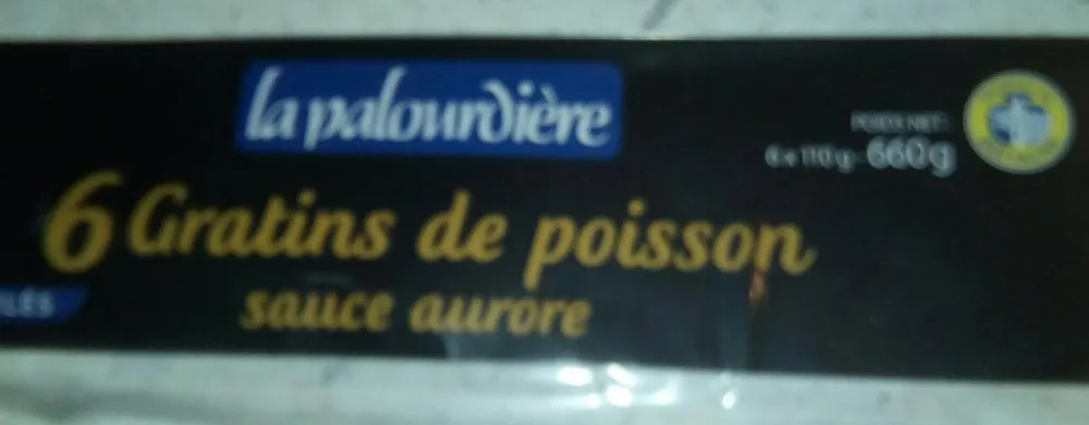 Gratins de poisson sauce aurore