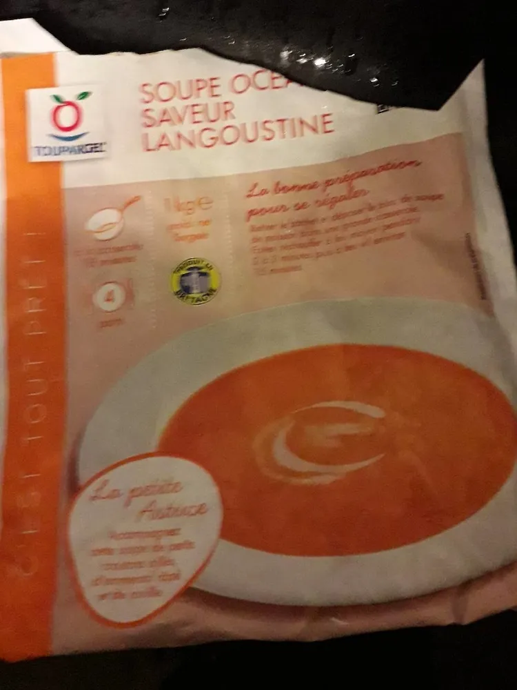 Soupe océane saveur langoustine