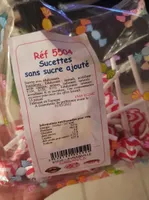 Sucettes sans sucre ajouté