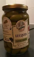 Grüne "Lucques" Oliven Nature