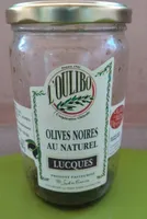 Olives noires au naturel Lucques