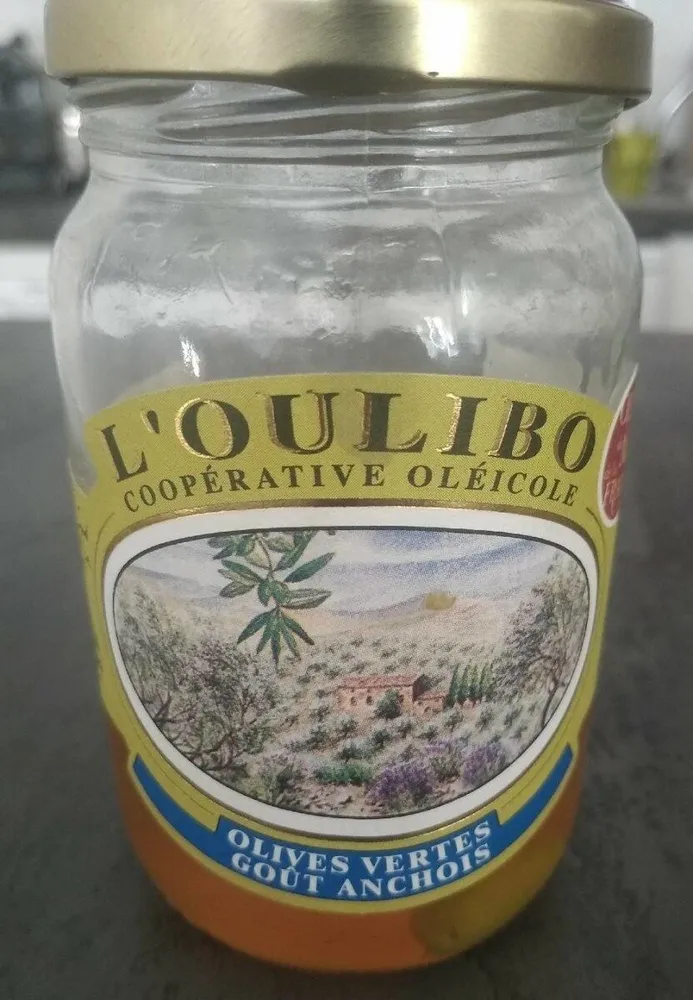 Olive vertes goût anchois
