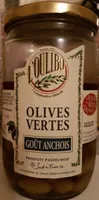 Olives vertes goût anchois