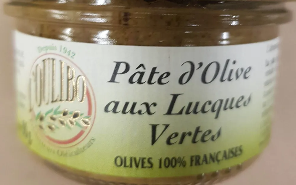Pâte d'olive aux lucques vertes