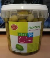 Olives vertes pihcoline Barquette