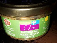 Tapenade aux olives Lucques vertes