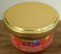Olivades de lucques a la tomate et au piment d'Espelette