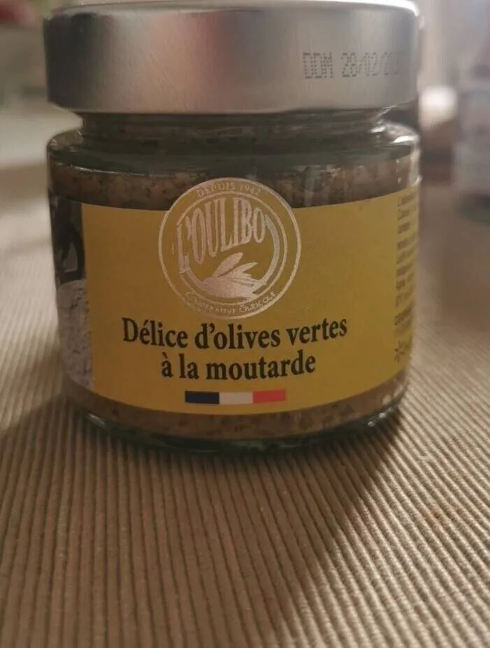 Délices d'olives vertes à la moutarde