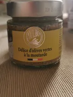Délices d'olives vertes à la moutarde