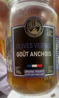 Olives vertes gout anchois