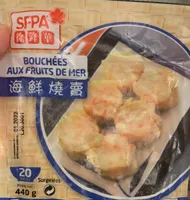 Bouchées fruits de mer