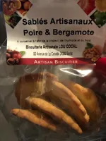 Sablés Artisanaux Poire &Bergamote