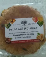 Sablé aux Myrtilles