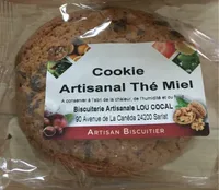 Cookie artisanal thé miel
