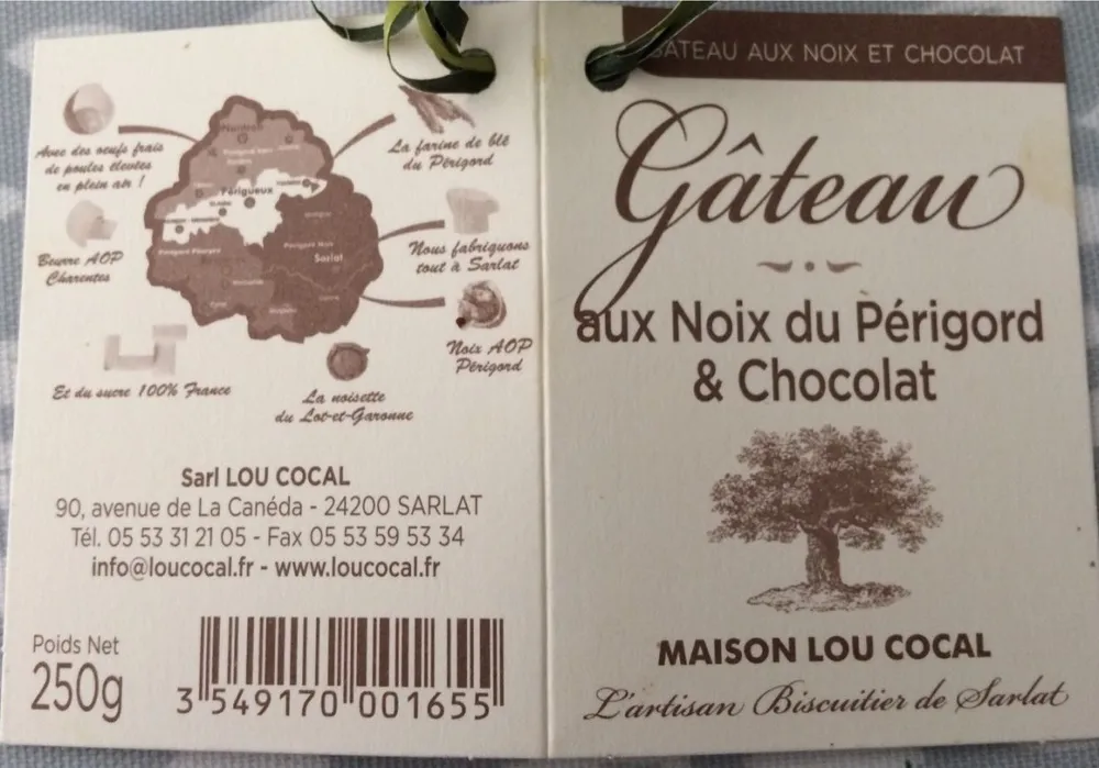 Gâteau aux Noix du Périgord & Chocolat