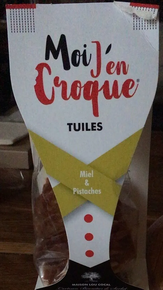 Tuiles miel & pistaches