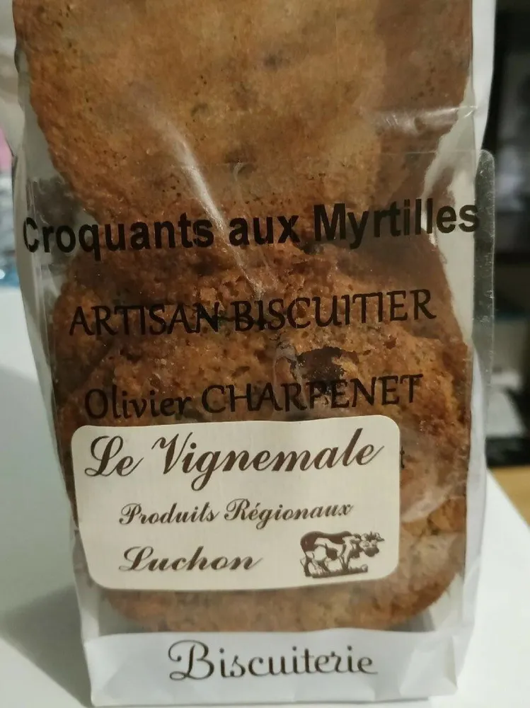 Croquants aux myrtilles