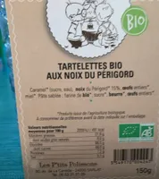Tartelettes bio aux noix du perigord