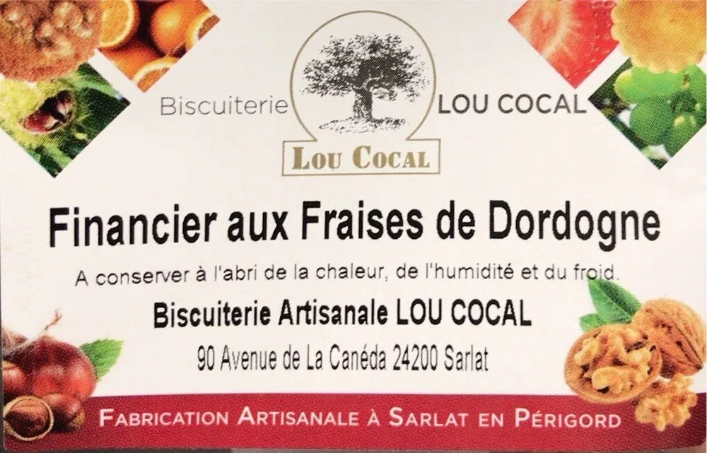 Financier aux Fraises de Dordogne