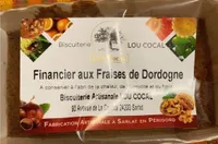 Financier aux fraises de Dordogne