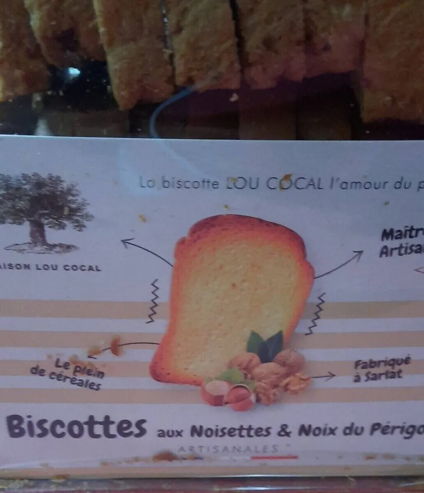 Biscottes aux noisettes  & noix du Périgord