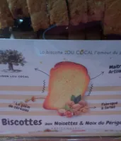 Biscottes aux noisettes  & noix du Périgord