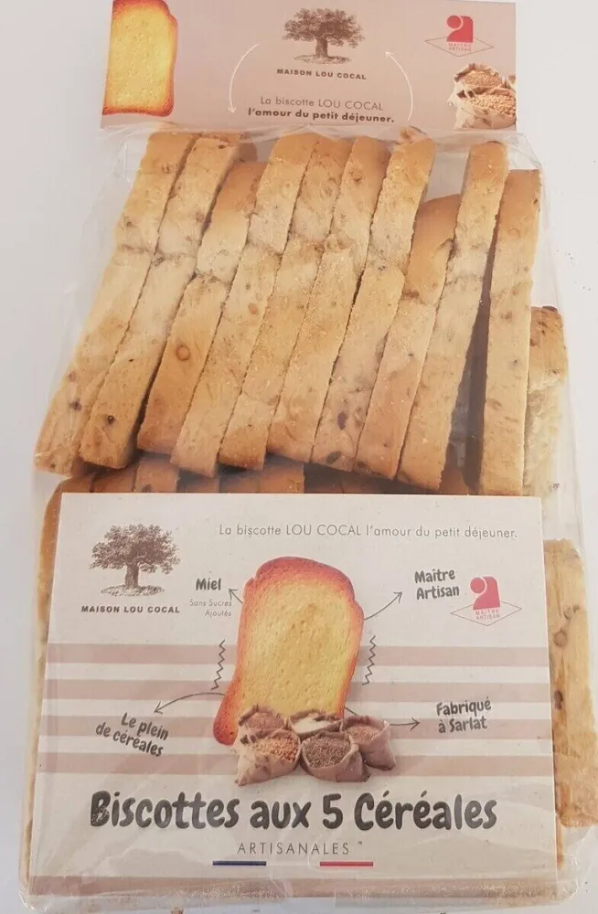 Biscottes aux 5 céréales