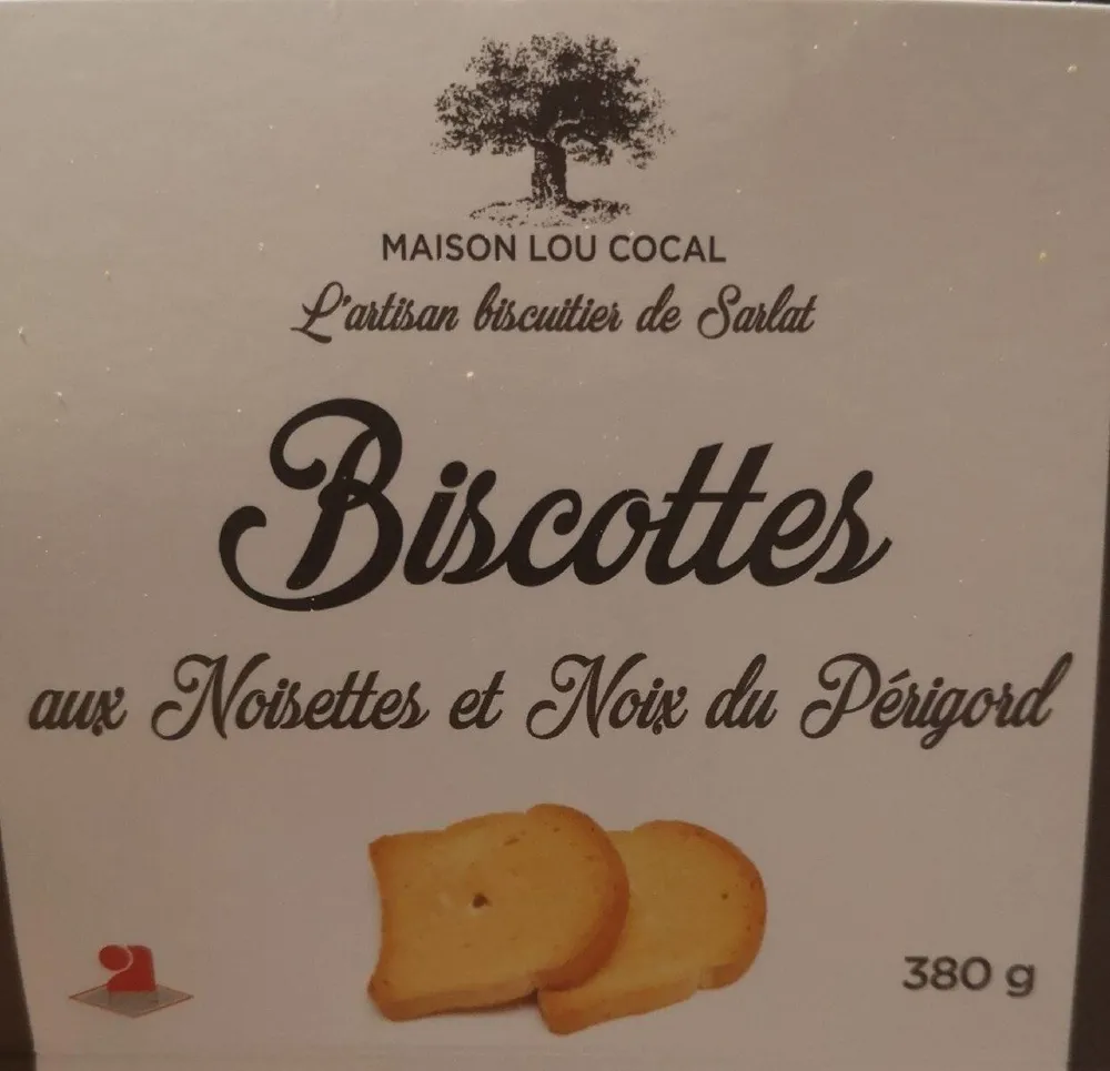 Biscottes aux noisettes et noix du Périgord
