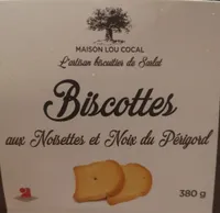 Biscottes aux noisettes et noix du Périgord
