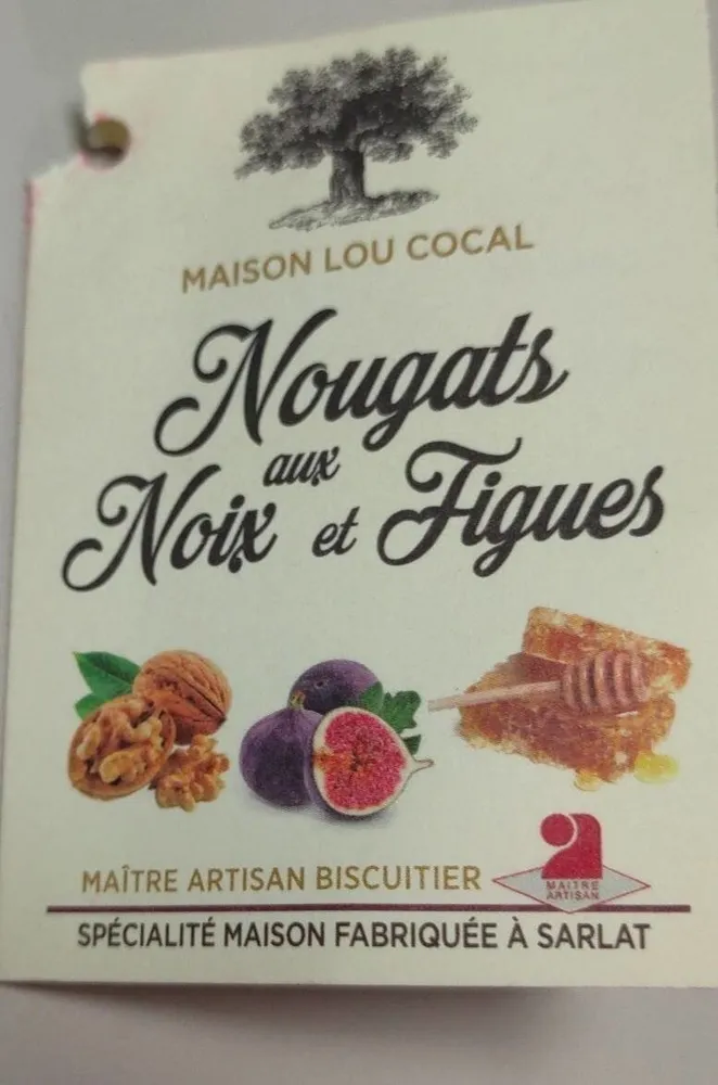 Nougat aux noix et figues