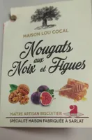 Nougat aux noix et figues