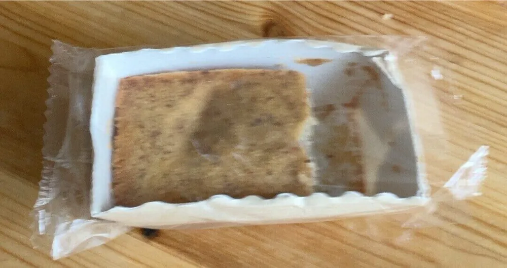 Financier aux pommes, poires et noisettes
