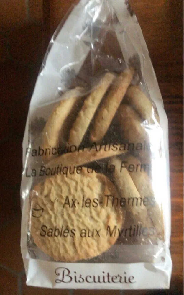 Sablés aux myrtilles