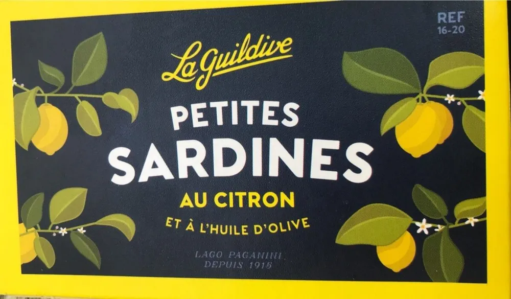 Petites sardines au citron