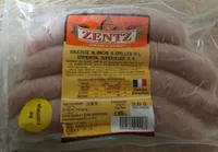 Saucisse blanche a griller a l'emmental superieure