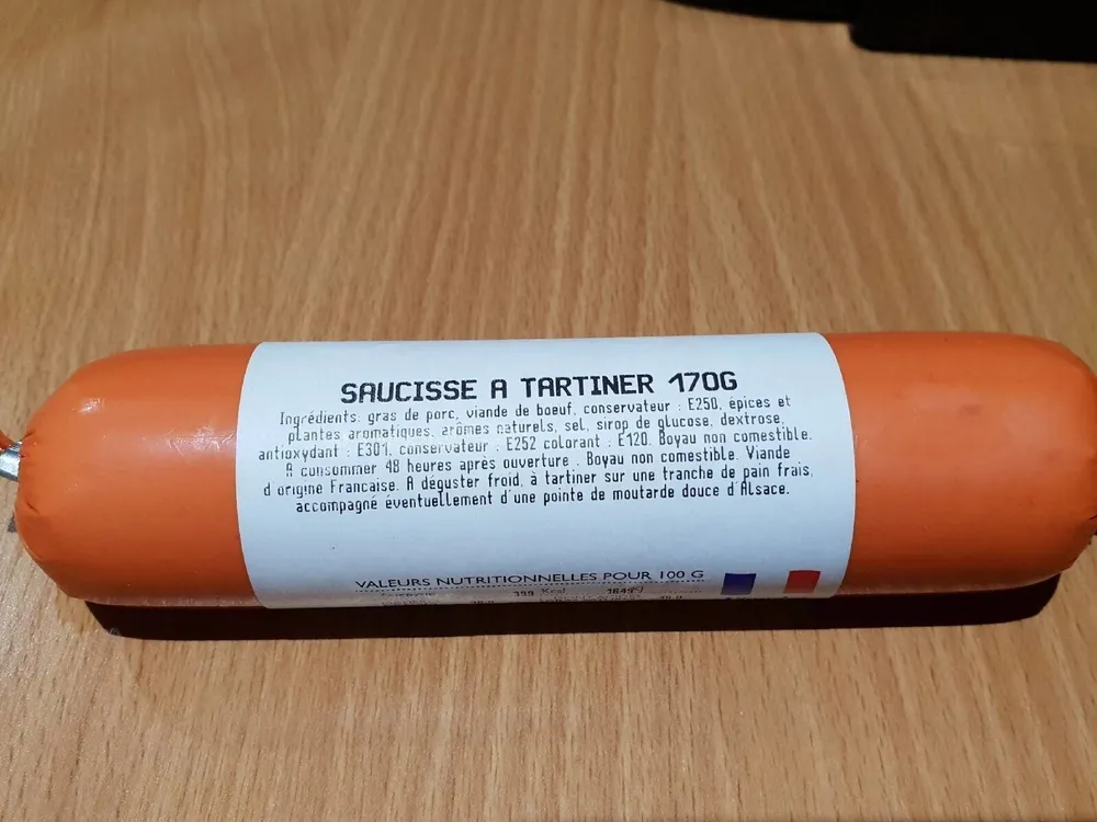 Saucisse à tartiner