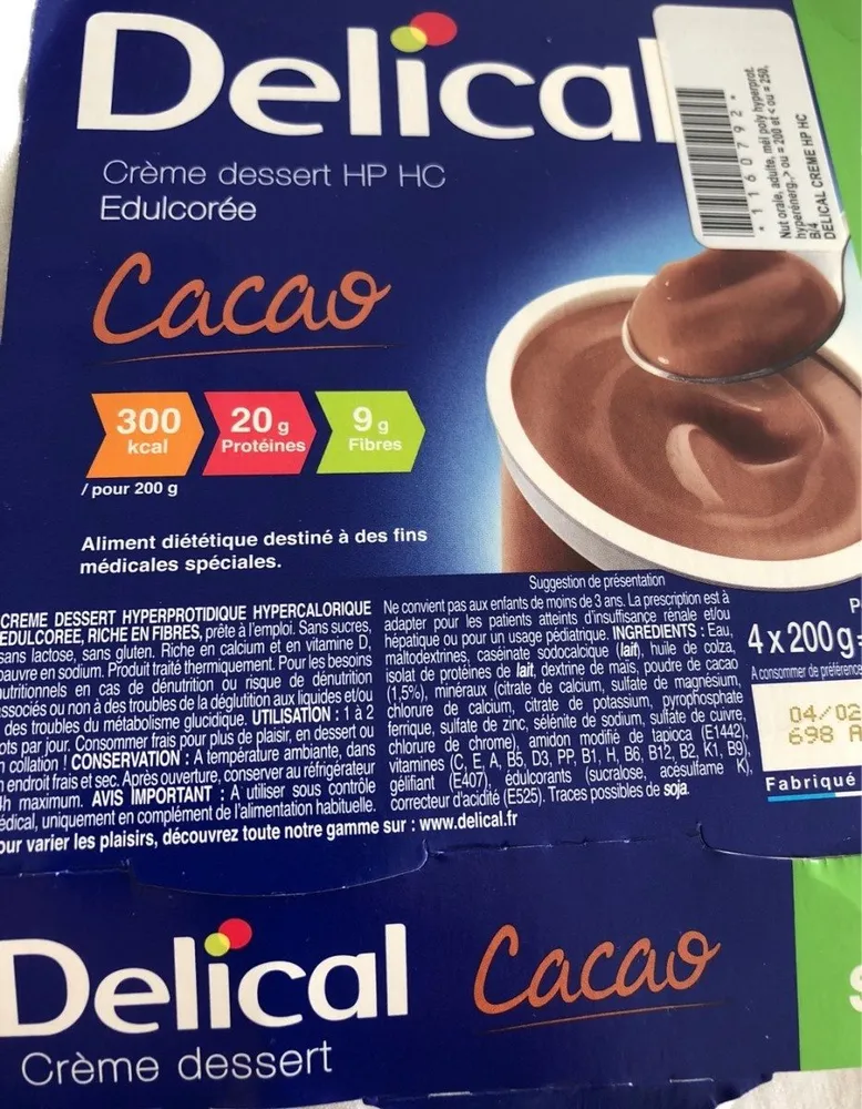 Crème dessert HP HC Edulcorée