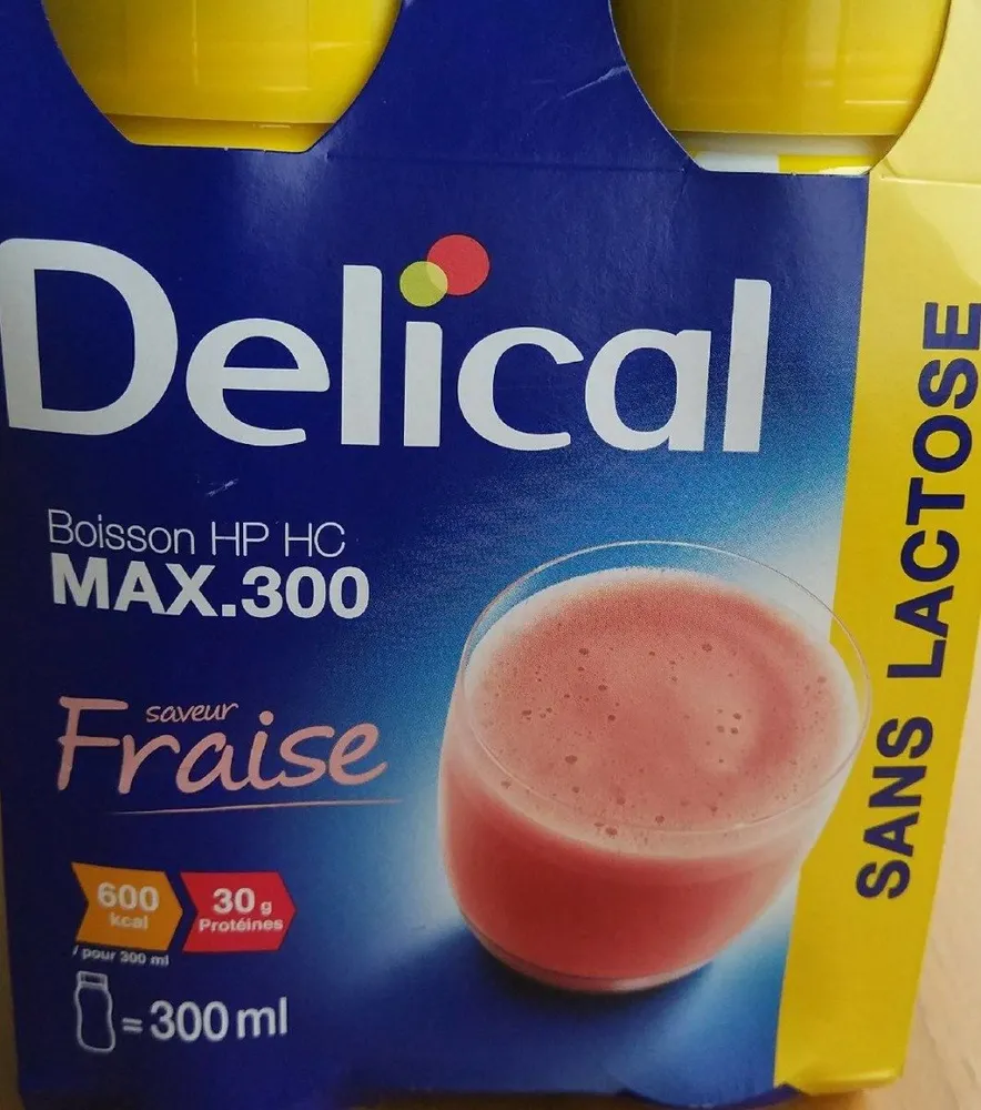Delical Max 300 Fraise 4X300ML