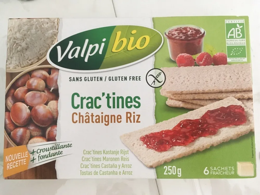 Crac'tines Châtaigne Riz