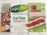 Crac'tines Châtaigne Riz
