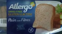 Pain aux fibres sans gluten et lactose
